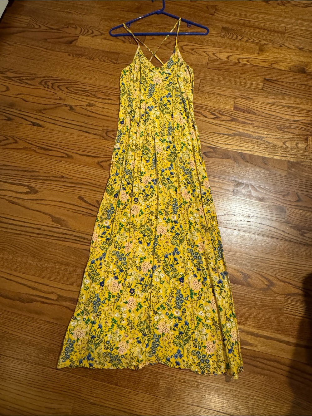 Old Navy Yellow Floral Summer Dress